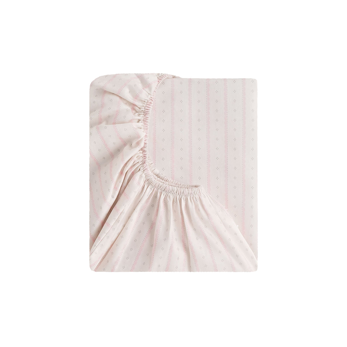 Petal Scallops in Pink folded