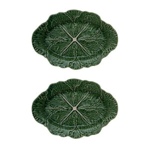 Cabbage Oval Platter 37.5", Set of 2