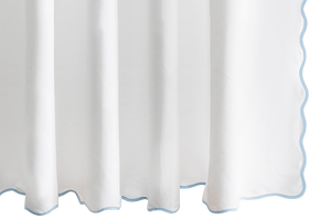 Camilla Pique Scallop Shower Curtain