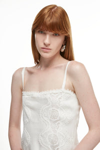 Rocio Mini Dress in White