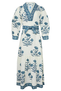 Capri Maxi Dress in Indigo