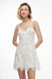 Viole Mini Dress in White