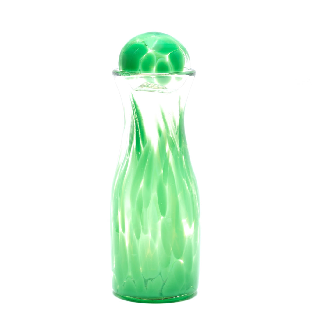 Cactus Green/Transparent Spotted Carafe