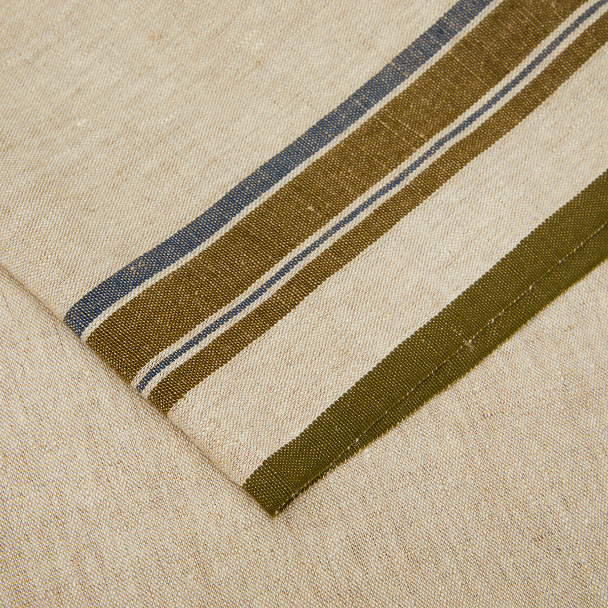 Antibes 20x72 Runner in Natural & Green