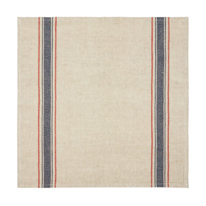 Menton Napkin in Natural & Denim, Set of 4
