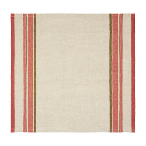Antibes Napkin in Natural & Sherbert, Set of 4