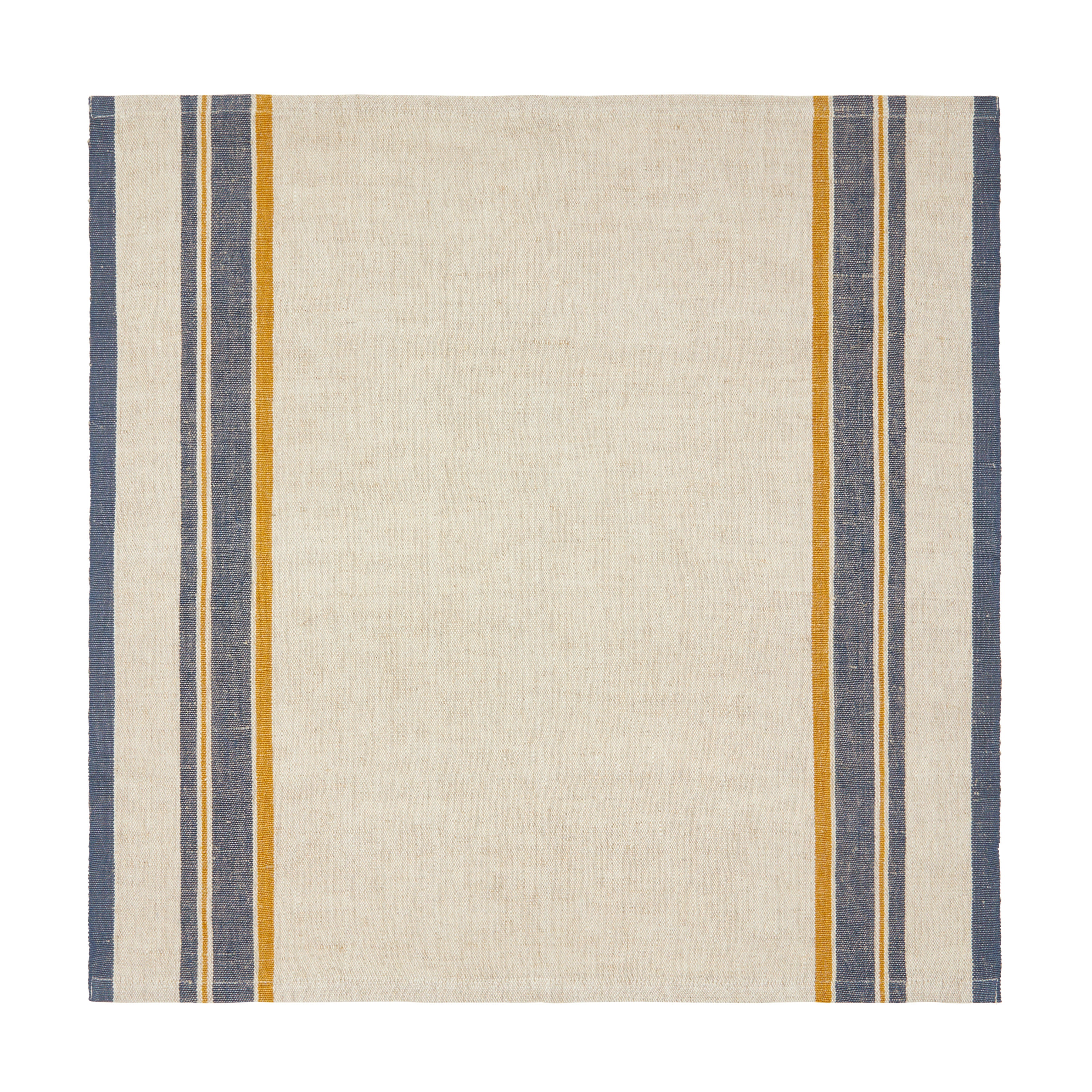 Antibes Napkin in Natural & Blue, Set of 4