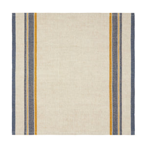 Antibes Napkin in Natural & Blue, Set of 4