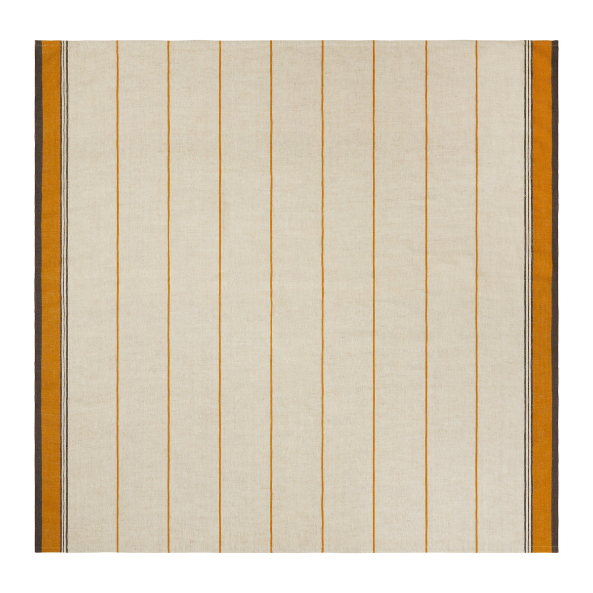 Eze 60x60 Tablecloth in Ivory & Mustard