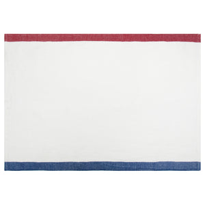 Paris Tea Towels in Blue & Red, Set of 2