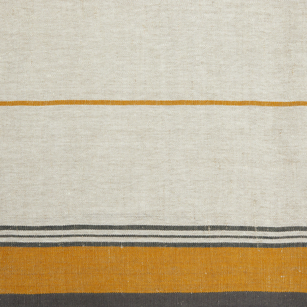 Eze 60x60 Tablecloth in Ivory & Mustard