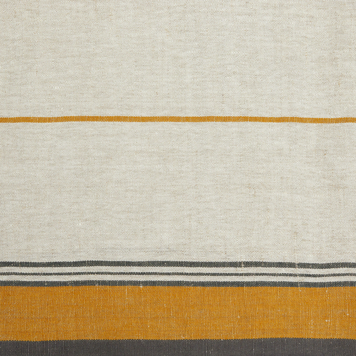 Eze 60x60 Tablecloth in Ivory & Mustard