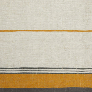 Eze 60x60 Tablecloth in Ivory & Mustard