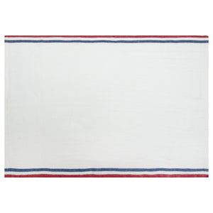 Normandy Tea Towels in Red, White, & Blue Stripes, Set of 2