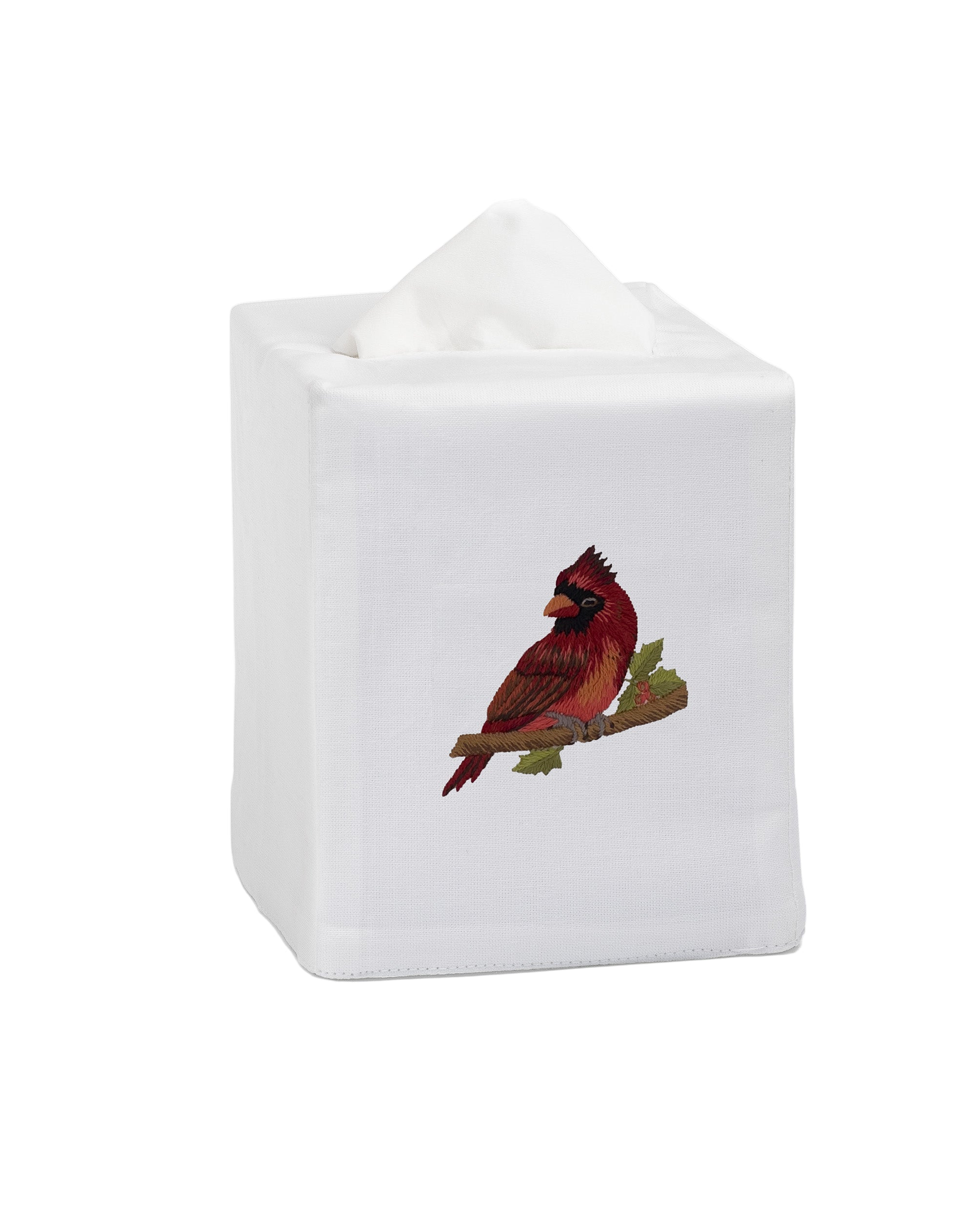 Cardinal Modern Tissue Box Cover