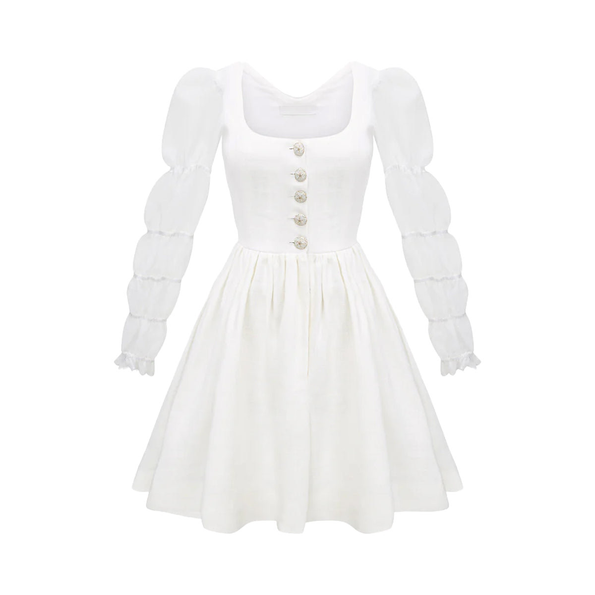 Carolina Dress in White