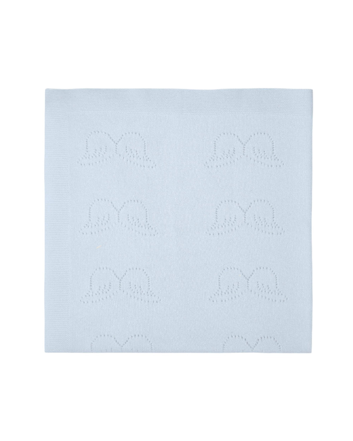Angel Wings Cashmere Blanket in Blue