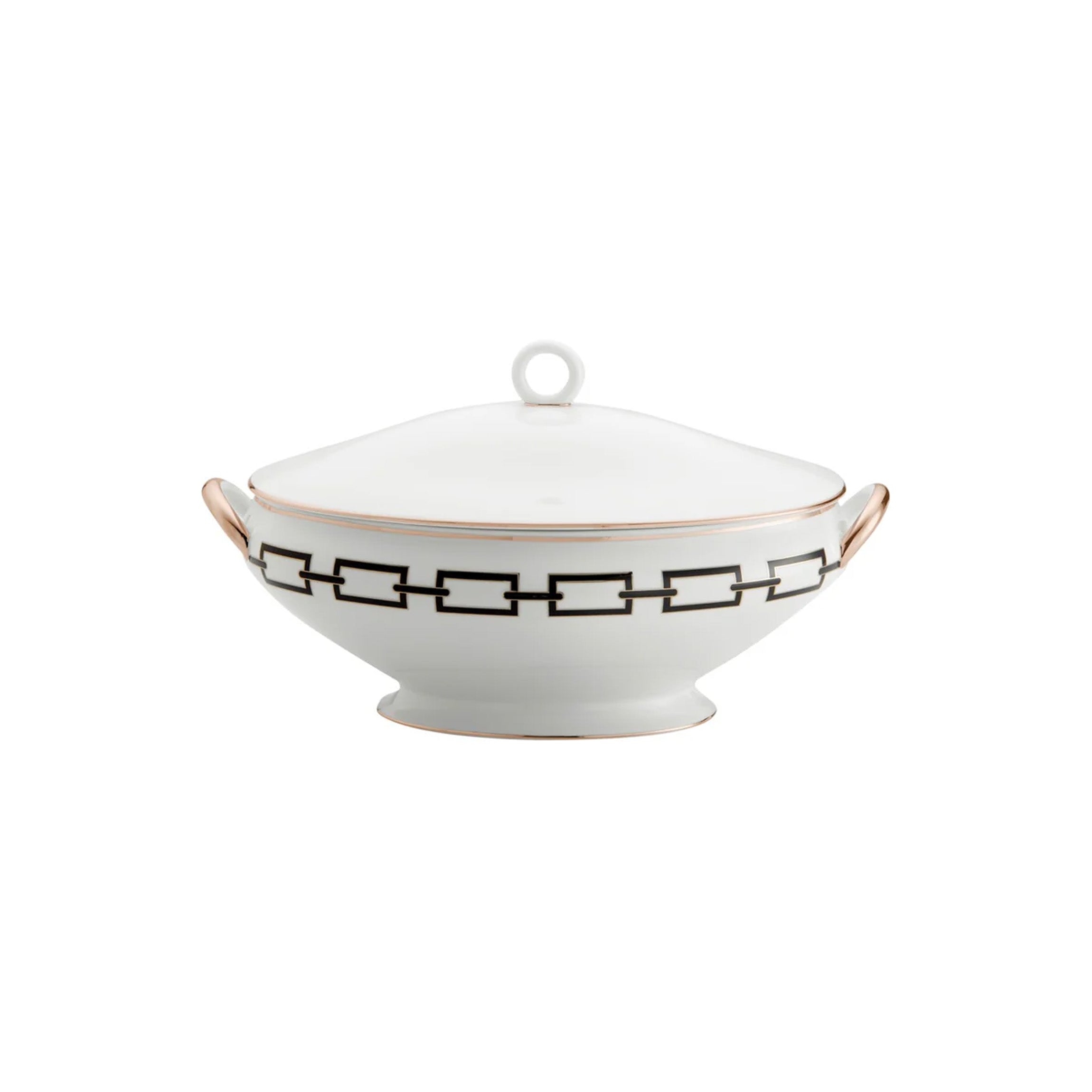 Catene Round Box with Cover