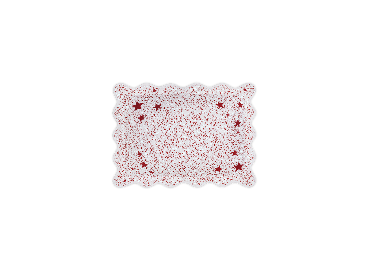 Matouk Schumacher Celine Stars Mini Boudoir Pillow