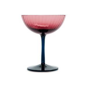 Champagne Coupe in Purple, Set of 2