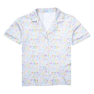 Rhode Island Women’s Button Front Short Pajama Set