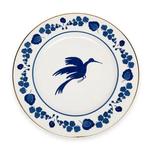 Charger Plate in Wildbird Blue