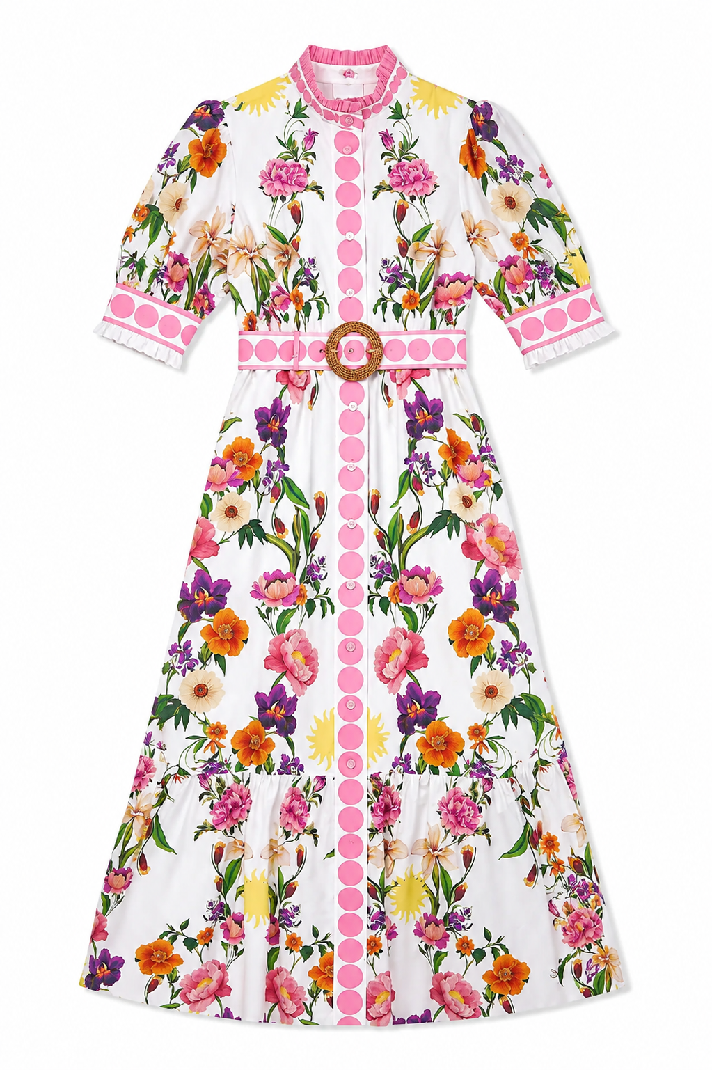 Marni Cotton Dress in Botanica