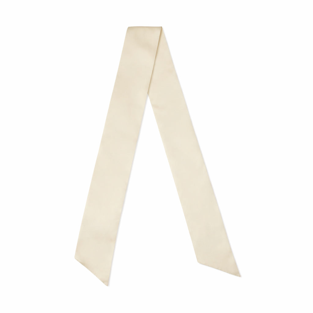 Vega Ceremony Girl Silk Sash in Champagne