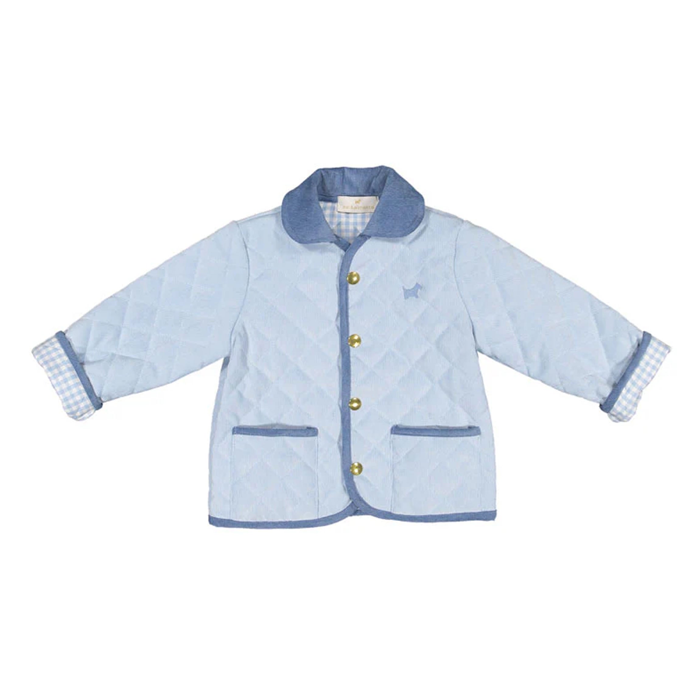 Classic Blue Quilted Jacket