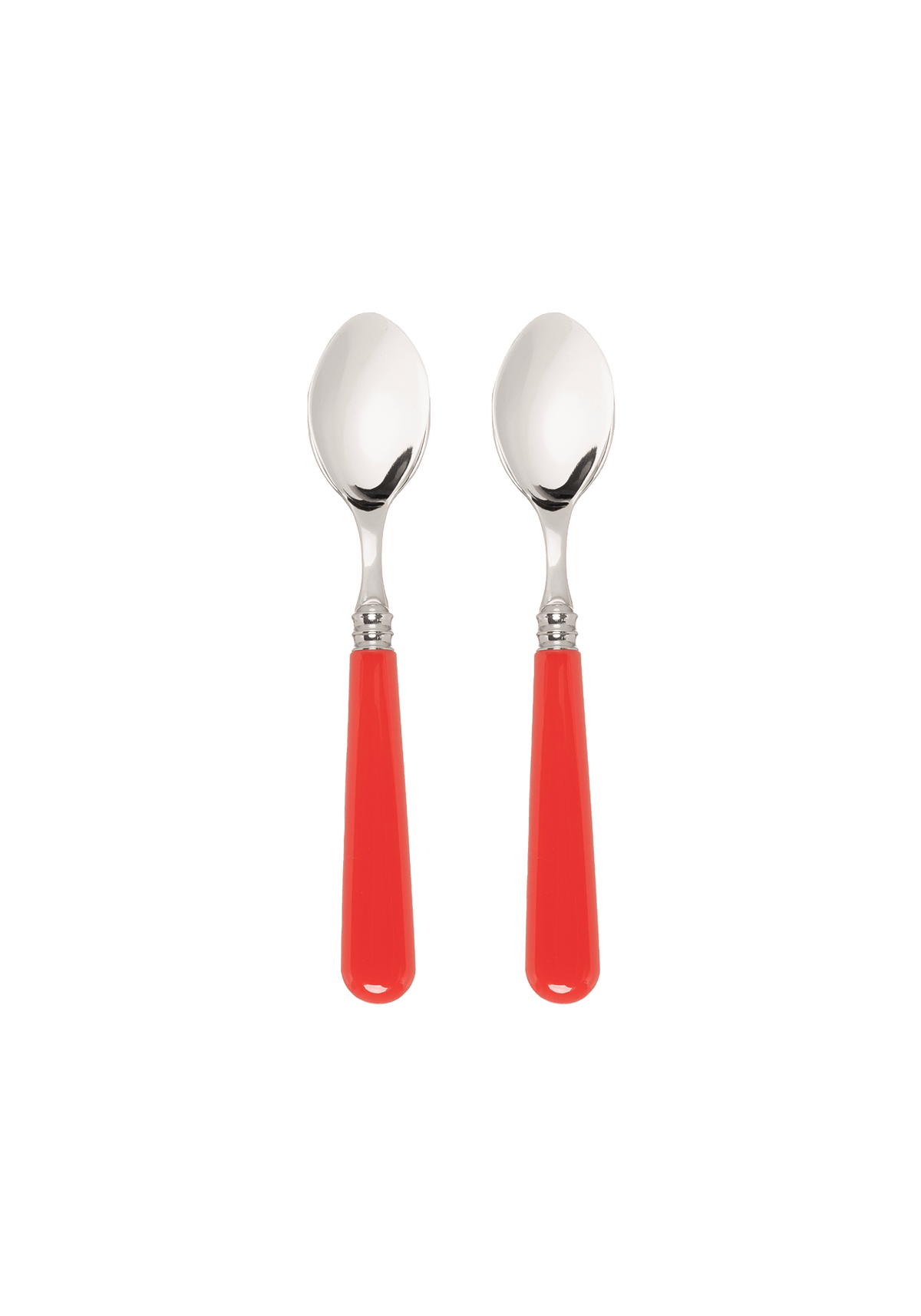 Late Afternoon Classic Red Set of 2 Teaspoons