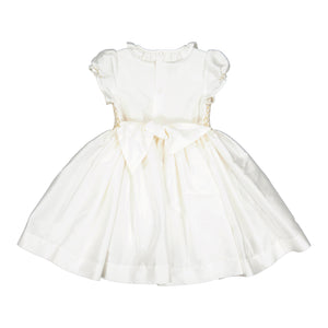 Colombe Gold Silk Ceremony Girl Dress