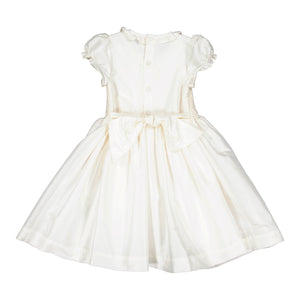 Colombe White Silk Ceremony Girl Dress