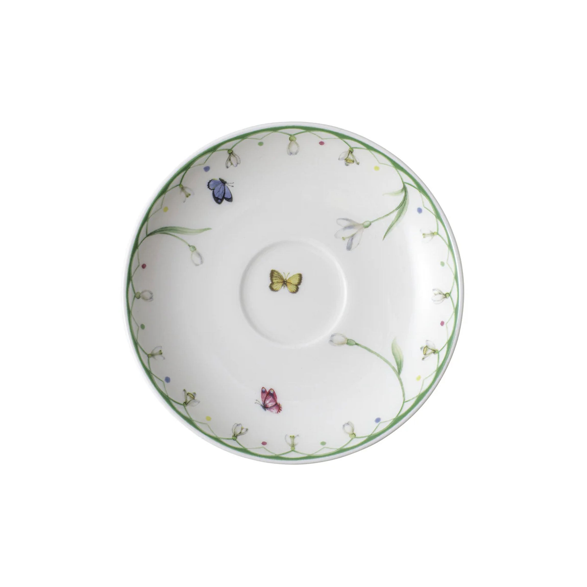 Colorful Spring Espresso Saucer in Multi