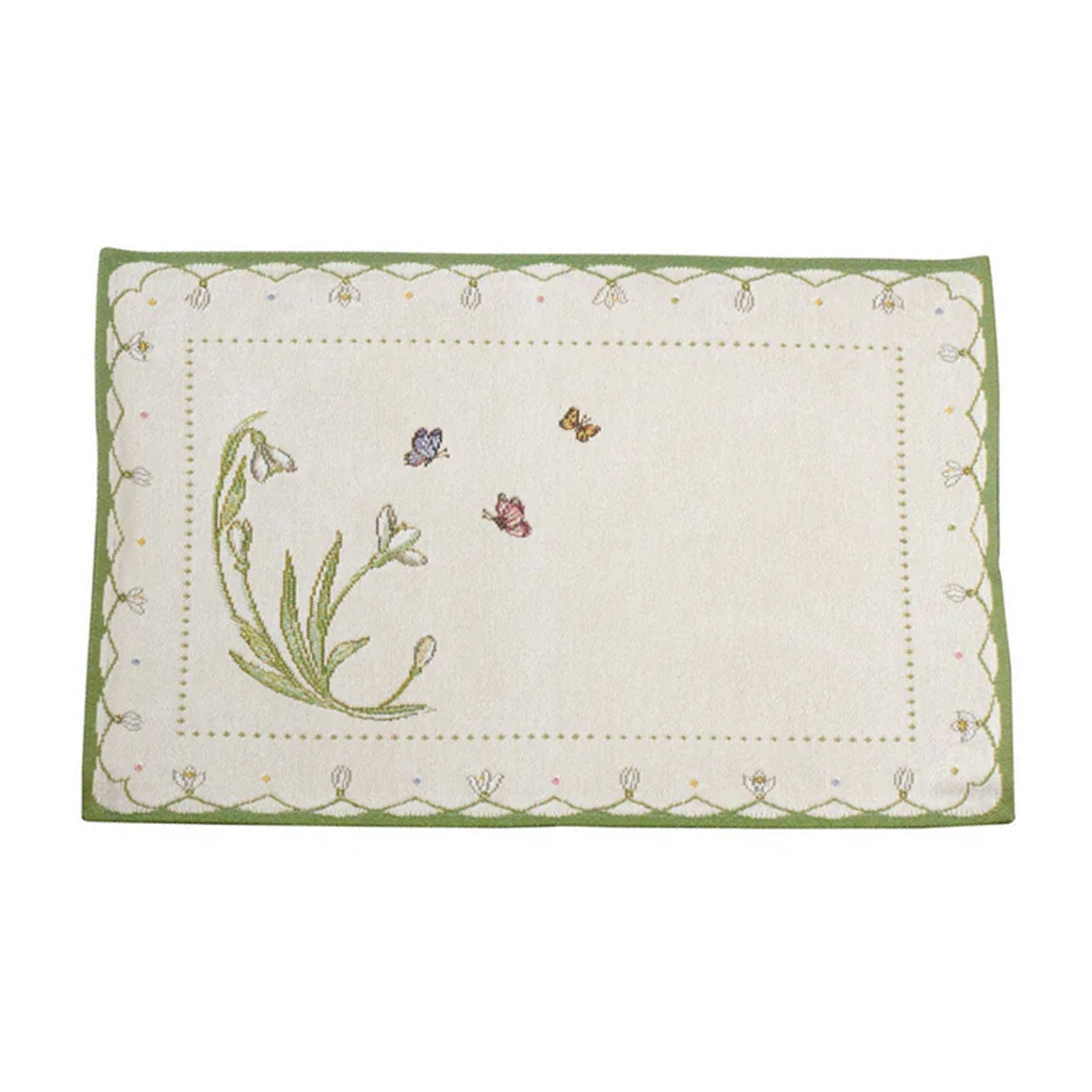 Colorful Spring Placemat Snowdrop in Multi