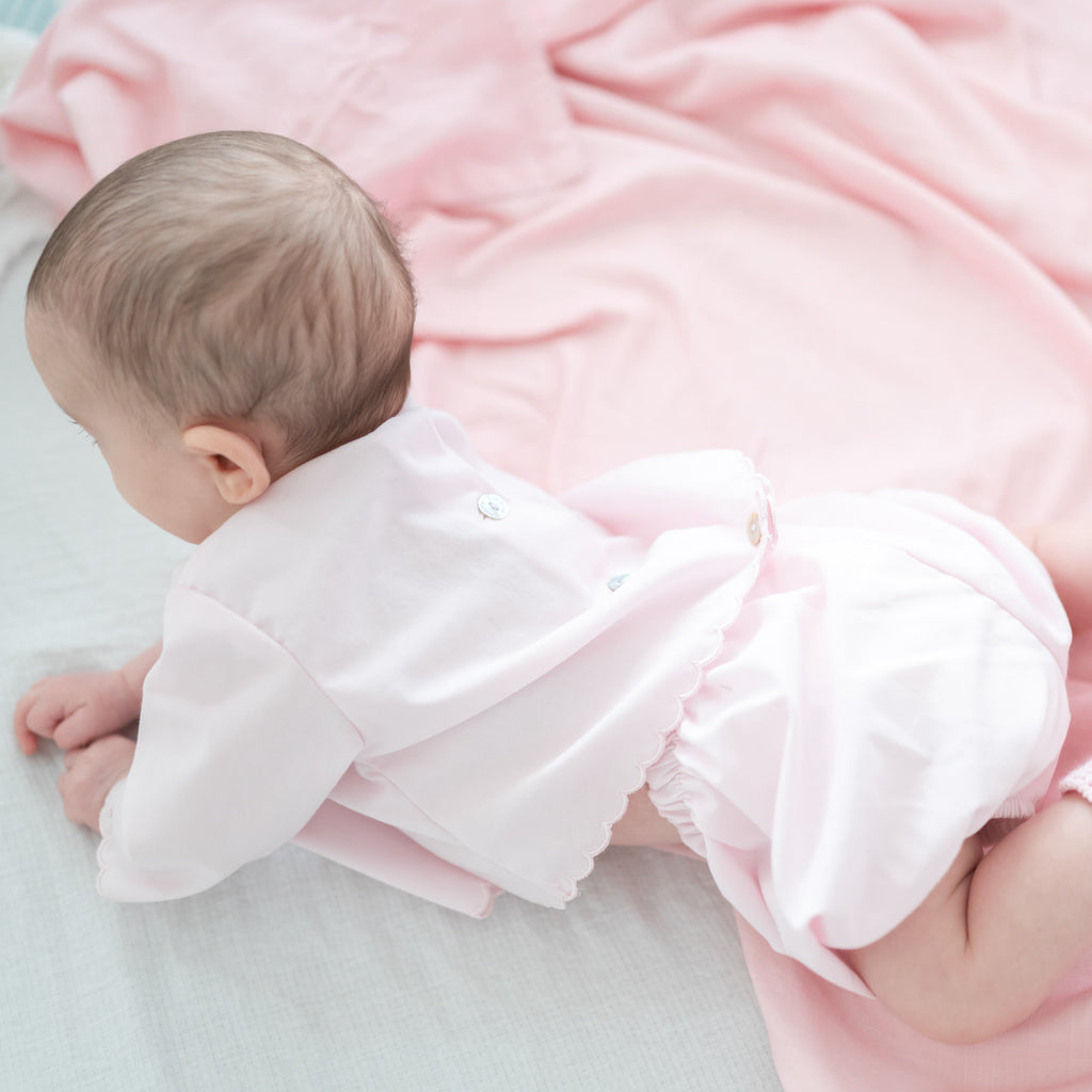 Baby's First Shirt & Bloomers in Pink