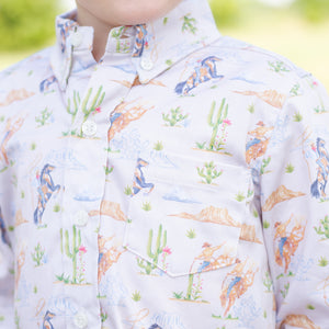 Wilson Button Down in Rodeo