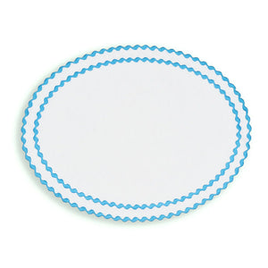 Cora Placemat And Napkin Set In Blue