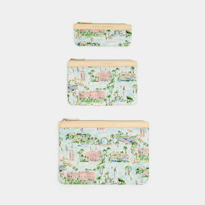 The Hamilton Princess Bermuda x SteamLine Cosmetic Case Set