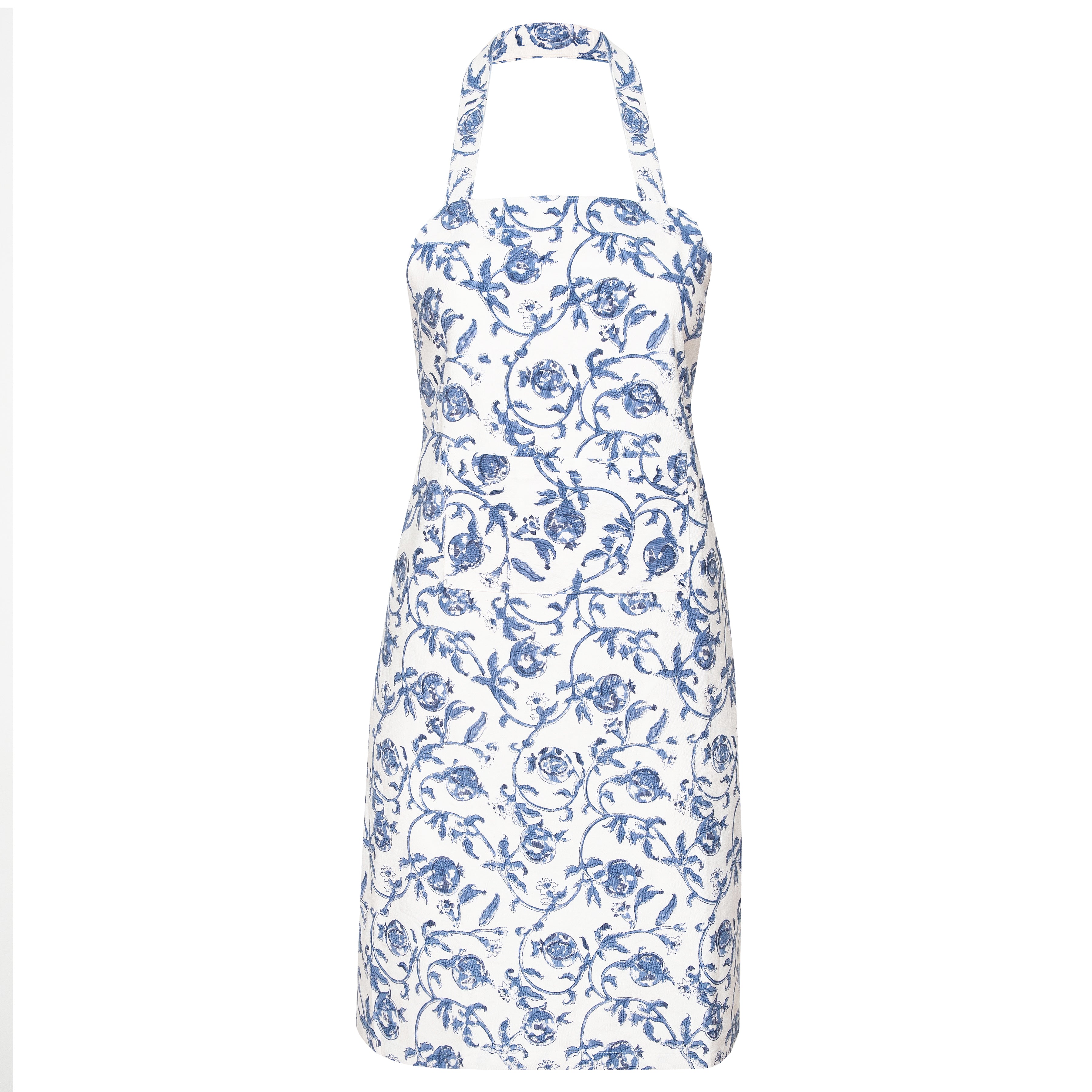 Granada Cornflower Apron in Blue