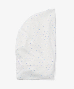 Crib Sheet in Blue Hearts