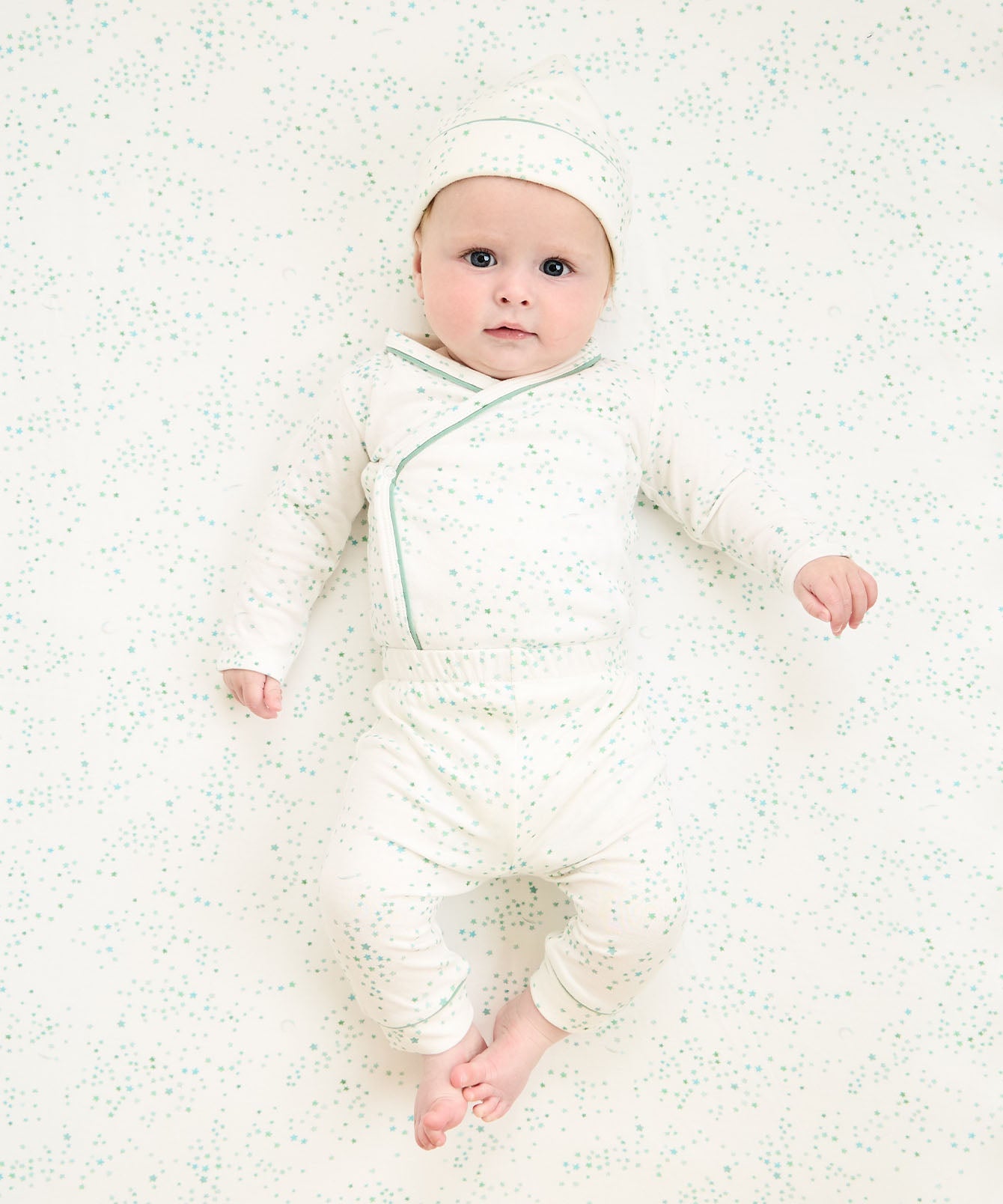 Crossbody One-piece in Seafoam Star