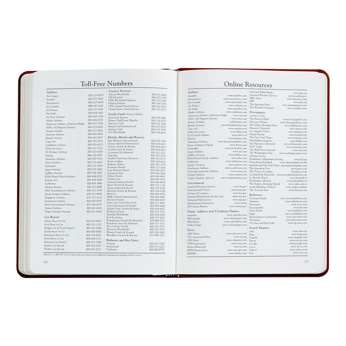 2026 Desk Diary in Brown Leather