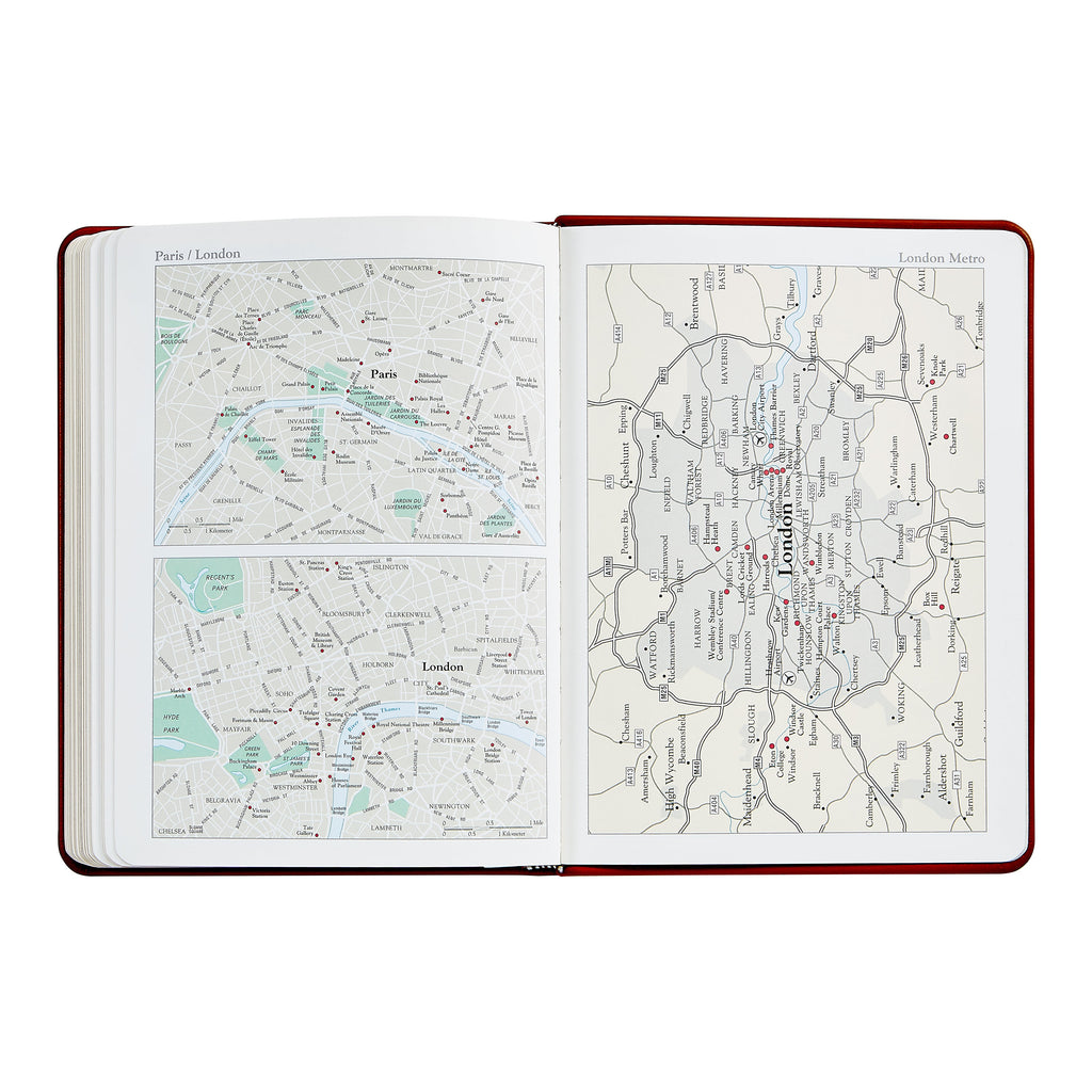 2026 Desk Diary in Beechwood Pebble Grain Leather