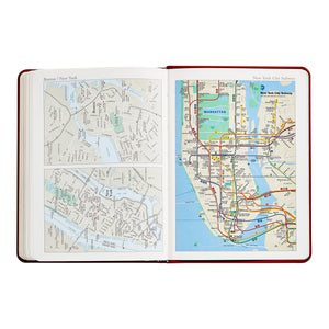 2026 Desk Diary in Bordeaux Leather