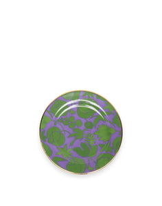 Dessert Plates in Wildbird Lilla/Verde, Set of 2