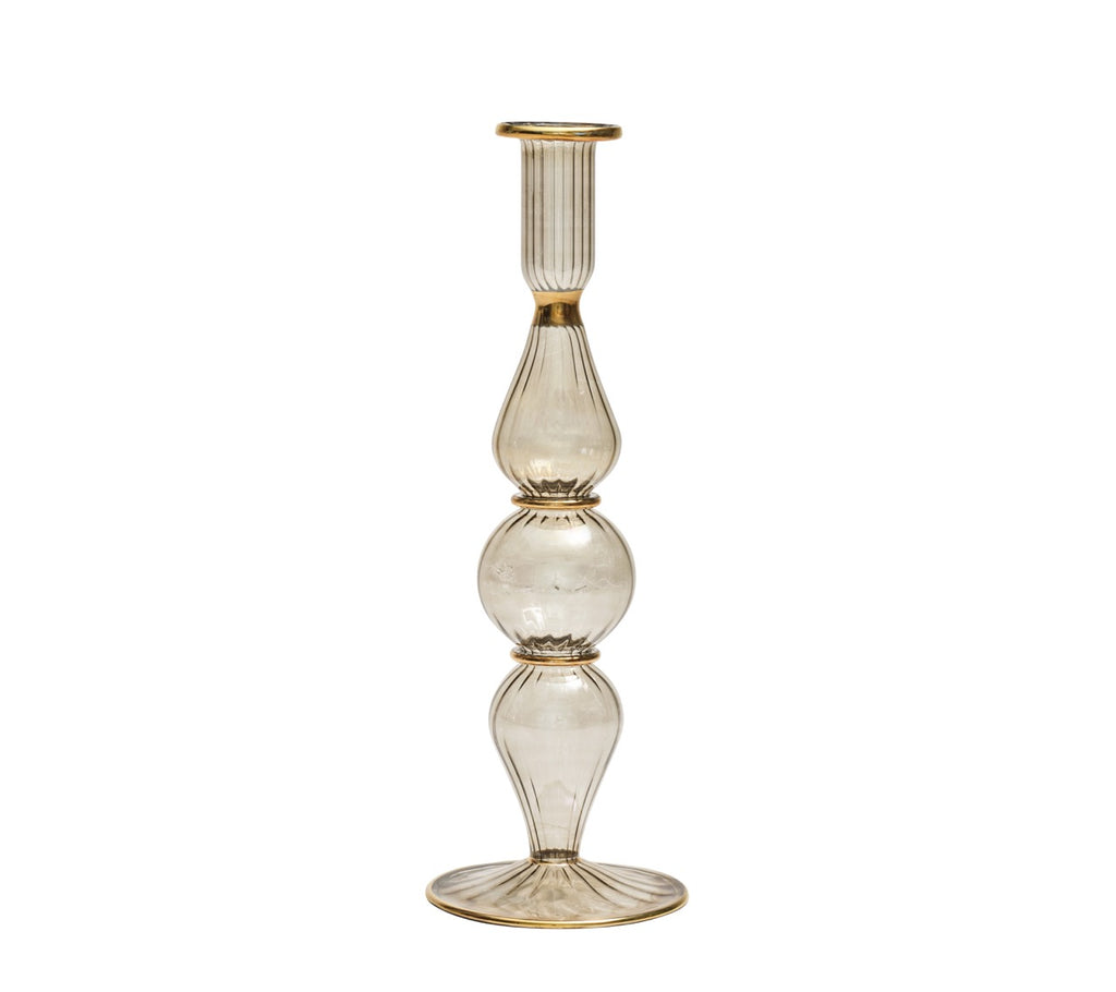 Ripple Candlestick in Smoke