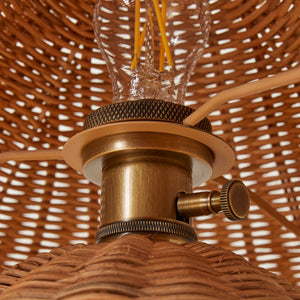 detail of lightbulb and hardware