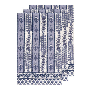 Provence Avignon Tea Towels in Blue & Marine, Set of 3