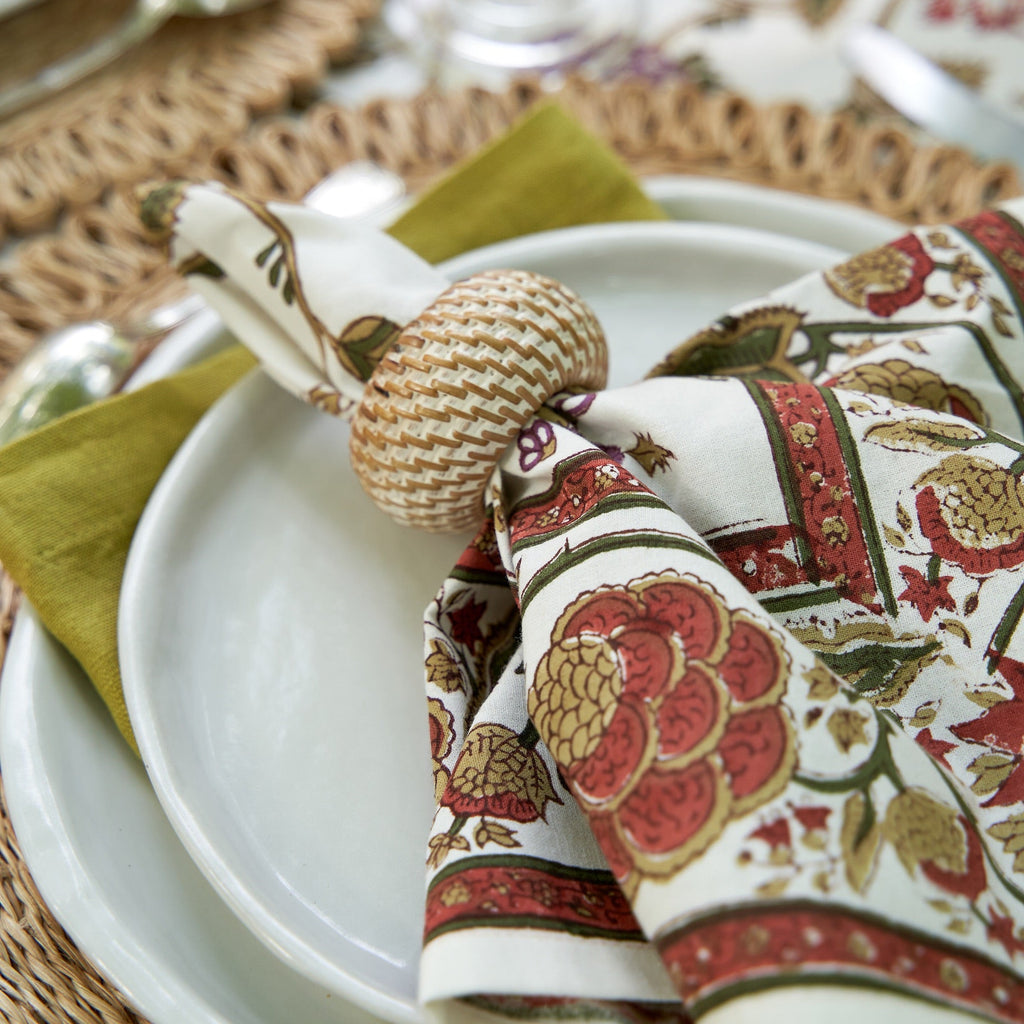 Louise Napkins Multicolor, Set of 4