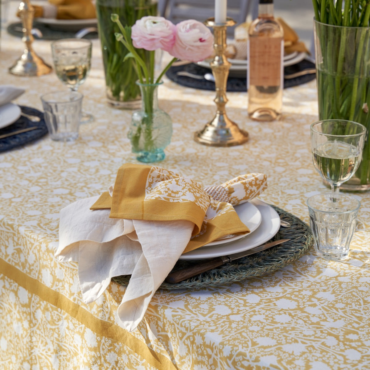 French Tablecloth Meadows Dijon